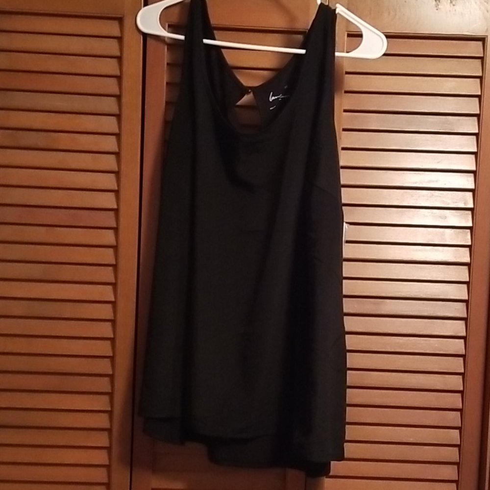 Black flow dressy tank top 22/24